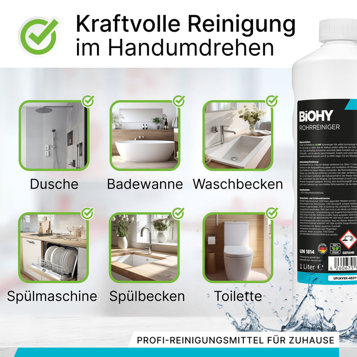 BiOHY Rohrreiniger im 10-Liter-Kanister