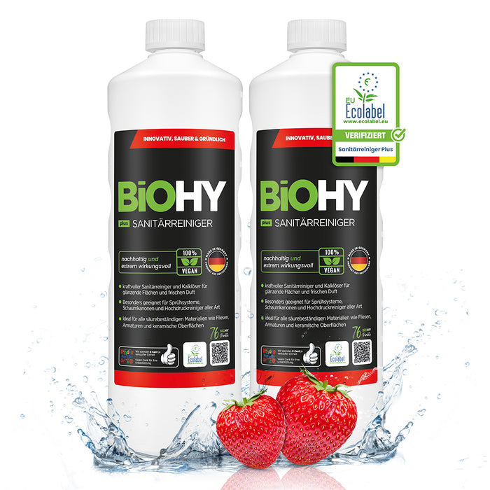 BiOHY nettoyant sanitaire, nettoyant salle de bain, détartrant, nettoyant salle de bain