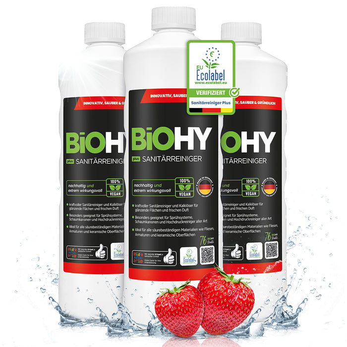 BiOHY nettoyant sanitaire, nettoyant salle de bain, détartrant, nettoyant salle de bain