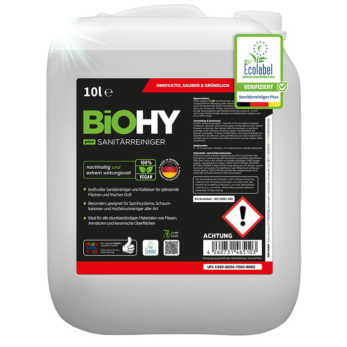 BiOHY nettoyant sanitaire, nettoyant salle de bain, détartrant, nettoyant salle de bain