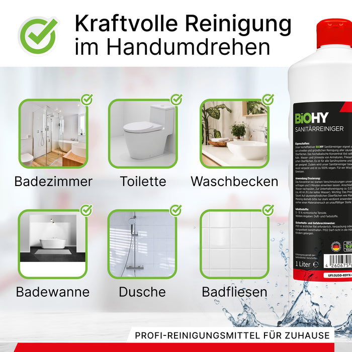 BiOHY Sanitärreiniger im 10-Liter-Kanister