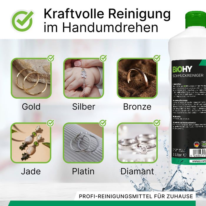 BiOHY Schmuckreiniger im 10-Liter-Kanister
