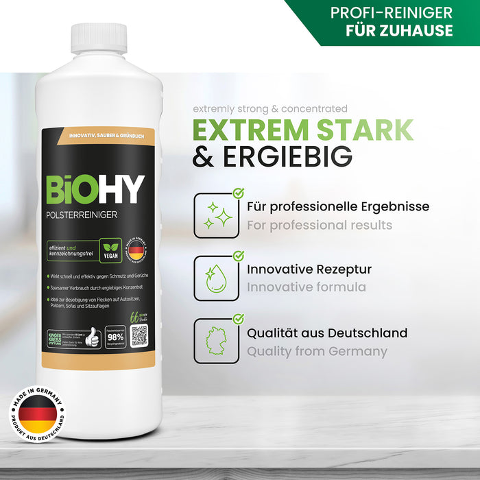 BiOHY Polsterreiniger – Produktvorteile & Dosierung im Überblick