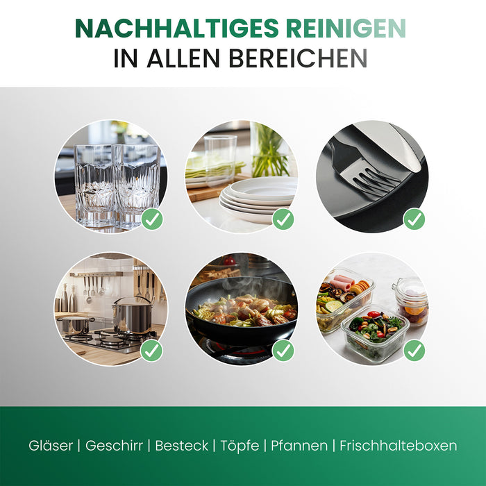 BiOHY Spülmaschinentabs 2-Phasen Vorratspackung