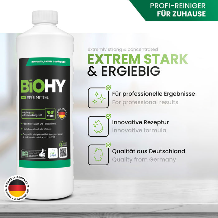 BiOHY Spülmittel Plus – Produktvorteile & Dosierung im Überblick