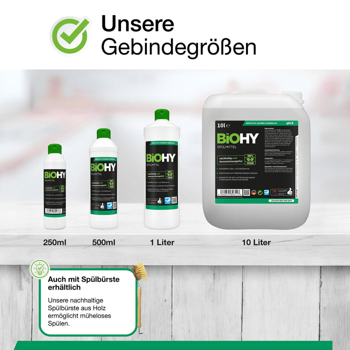 BiOHY Spülmittel im 10-Liter-Kanister