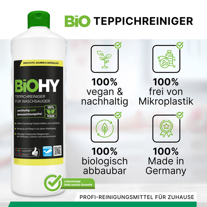 BiOHY Teppichreiniger für Waschsauger