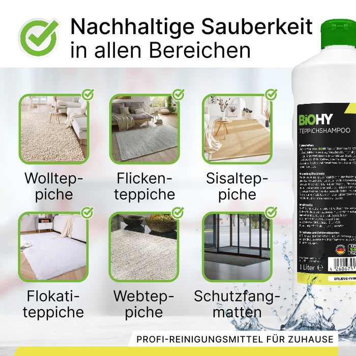 BiOHY Teppichshampoo im 10-Liter-Kanister