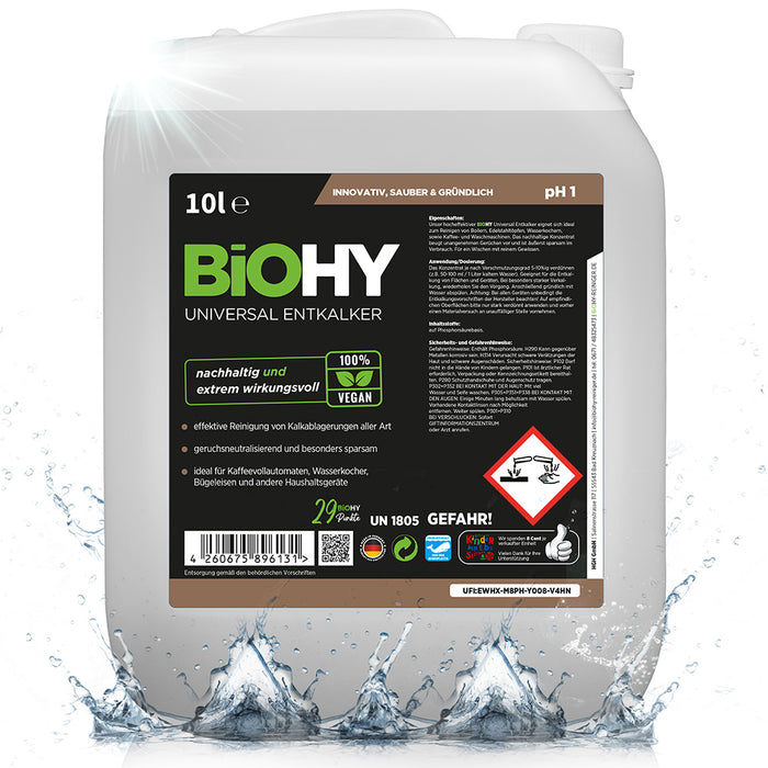 BiOHY Universal Entkalker im 10-Liter-Kanister