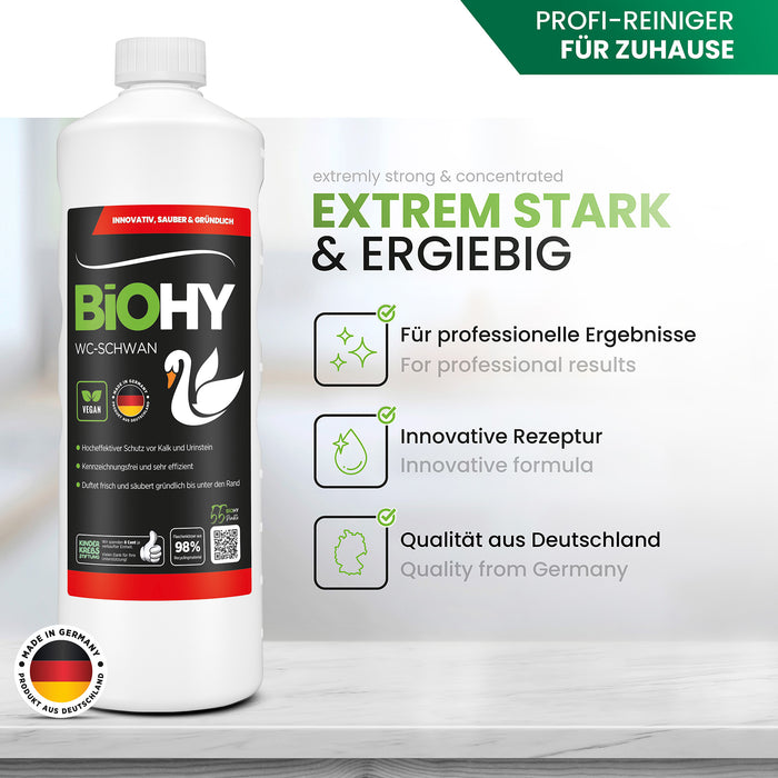 BiOHY WC-Schwan, Toilettenreiniger, WC-Ente, Kloreiniger – Produktvorteile & Dosierung im Überblick