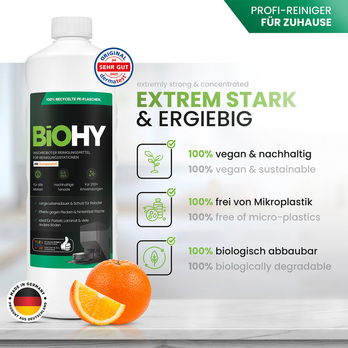 BiOHY Wischroboter Reiniger für Reinigungsstationen