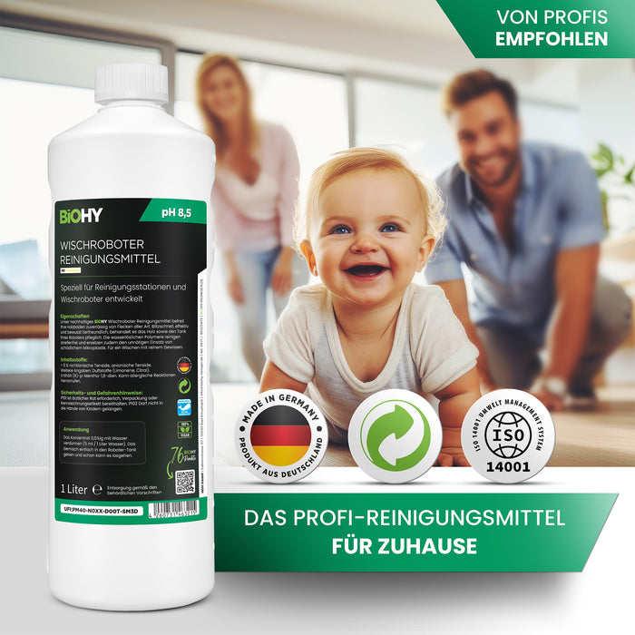 BiOHY Wischroboter Reiniger für Reinigungsstationen