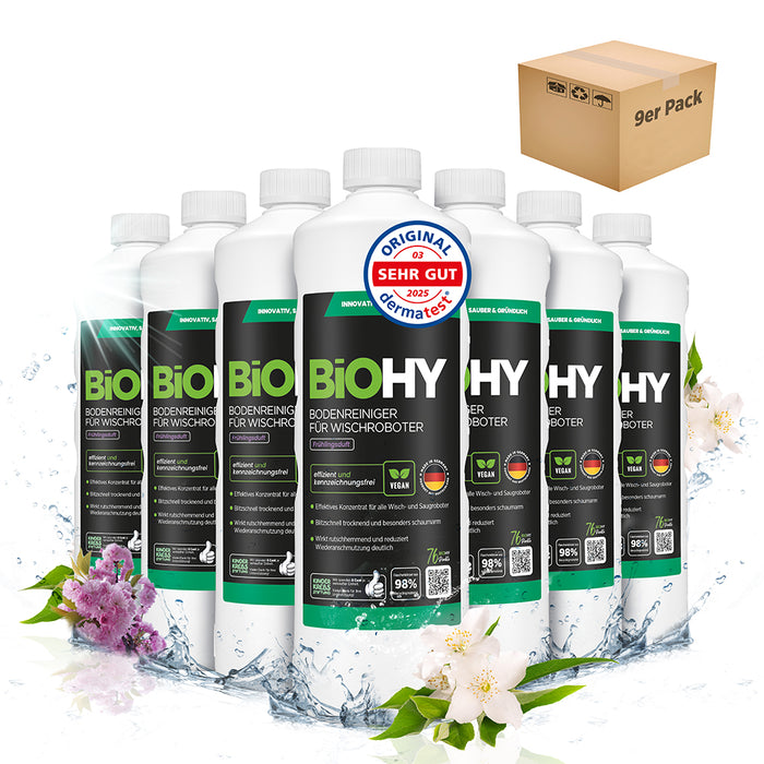 BiOHY Bodenreiniger für Wischroboter mit Frühlingsduft