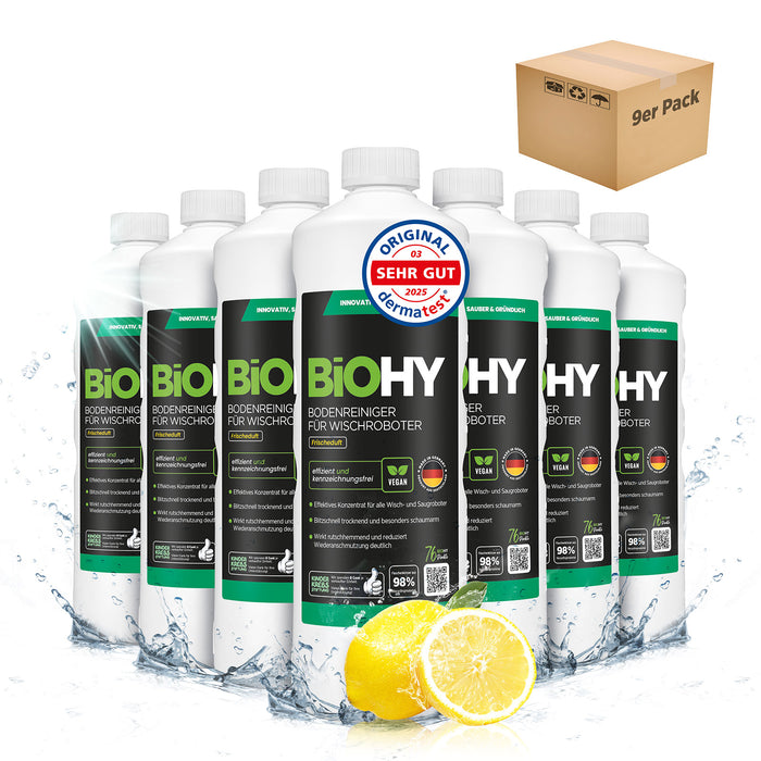 BiOHY Bodenreiniger für Wischroboter mit Frischeduft