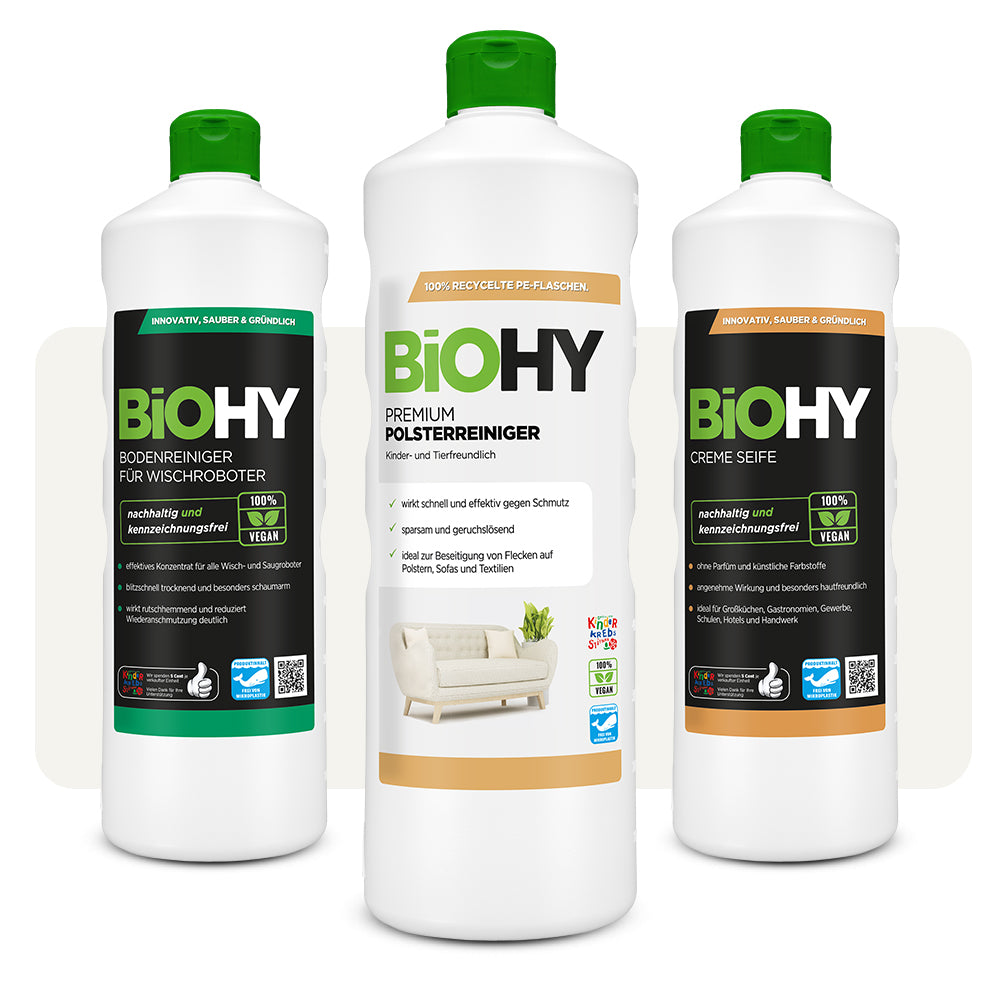 BiOHY Reinigungsmittel – ökologisch & vegan