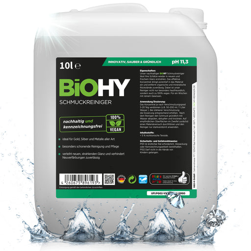 BiOHY Schmuckreiniger im 10-Liter-Kanister