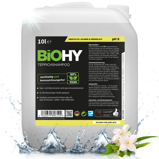 BiOHY Teppichshampoo im 10-Liter-Kanister