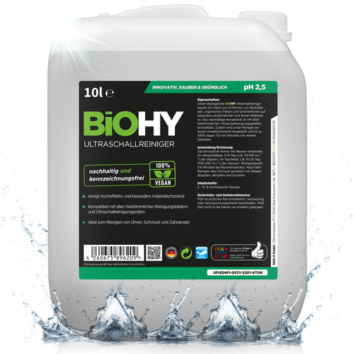BiOHY Ultraschallreiniger im 10-Liter-Kanister