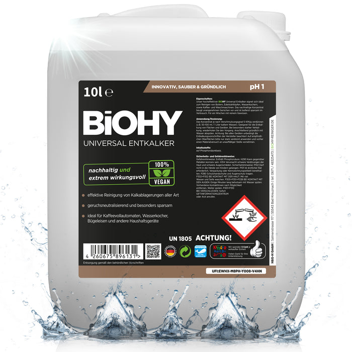BiOHY Universal Entkalker im 10-Liter-Kanister