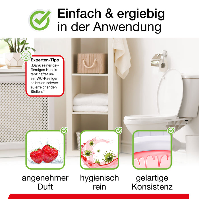 BiOHY WC-Reiniger Gel gegen Kalk und Urinstein